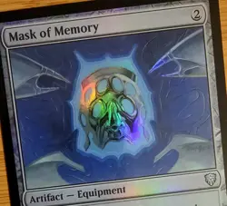 X 1 Mask of Memory FOIL NM-M Commander Legends 324 MTG Magic The Gathering - Image 1