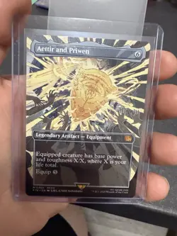 Aettir and Priwen (Borderless): Final Fantasy - MTG NM - Image 3