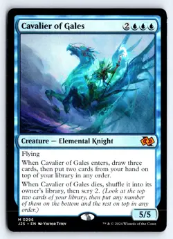 Cavalier of Gales 296 Mythic Foundations Jumpstart Magic: The Gathering NM - Image 1