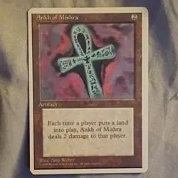 Wizards of the Coast MTG Ankh of Mishra 4th Edition Artifact Rare Regular EN - Image 1