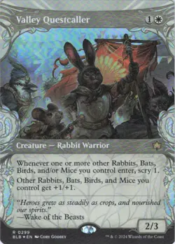 MTG Valley Questcaller (Showcase) (299) | NM Foil | Bloomburrow (BLB) - Image 2