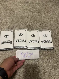 Magic The Gathering Secrets of Strixhaven Collector Booster Pack MTG X 4 - Image 1