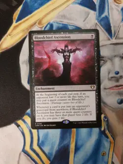Bloodchief Ascension MTG Commander Masters Black Rare Near-Mint to Mint x1 - Image 1
