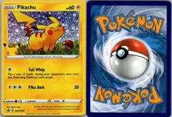 Pikachu SWSH039 Miscellaneous Cards & Products Pokemon TCG Holo P NM - Image 3