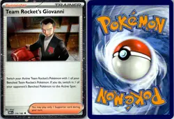 Team Rocket's Giovanni (Cosmos Holo) 174/182 Pokemon TCG Holo NM - Image 3