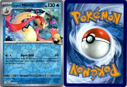 Cynthia's Milotic 053/182 Destined Rivals Pokemon TCG Reverse Holo UC NM - Image 3