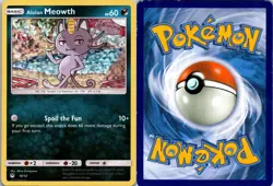 Alolan Meowth 010/012 McDonald's Promos 2019 Pokemon TCG Holo P DMG - Image 3