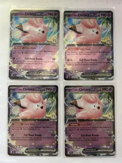 4X Lillie's Clefairy ex 056/159 Journey Together Pokemon Double Rare 056/159 NM - Image 1