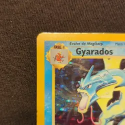 Pokemon TCG Gyarados 6/102 Base Set 1999 Holo Rare Stage 1 100 HP ITALIAN - Image 3