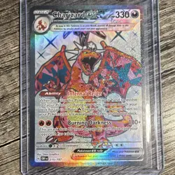 CHARIZARD ex POKEMON TCG EVOLUTIONS HOLO ULTRA RARE EX 12/108 180 HP EN - Image 1