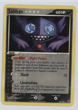 Sableye Pokemon EX Deoxys #23 2005 - Image 1