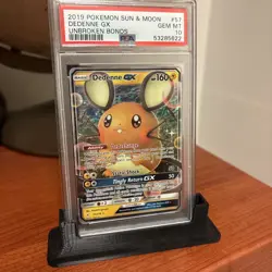 2019 Pokemon Sun & Moon Dedenne GX Unbroken Bonds #57 Full Art PSA 10 Gem Mint - Image 1
