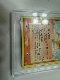 2004 Pokemon Team Rocket Returns Gold Star Promo Torchic Holo PSA 3 Very Good - Image 4