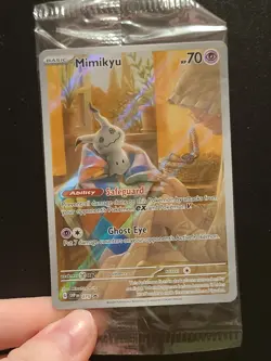 Pokemon Paldean Fates Mimikyu Black Star Promo #075 Sealed, NM/M Condition - Image 1