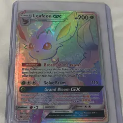 The Pokemon Company Leafeon GX Sm-Ultra Prism 157/156 Secret Rare Holo Eng 200HP - Image 1
