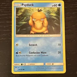 Pokemon TCG Psyduck 40/236 Sm-Cosmic Eclipse Common Regular English Basic 60HP - Image 3