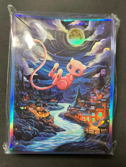 Pokemon Mew Van Gogh Art Sleeves - 60 count - Standard Size - Image 1