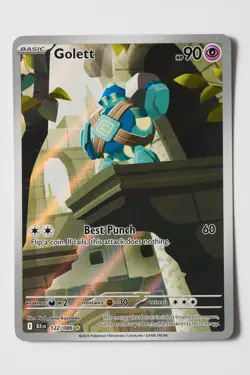 Golett 122/086 Pokemon TCG: Black Bolt Illustration Rare (B) - Image 1
