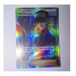 Pokemon N's Resolve 232/236 SM Cosmic Eclipse Full Art Ultra Rare Holo English - Image 1