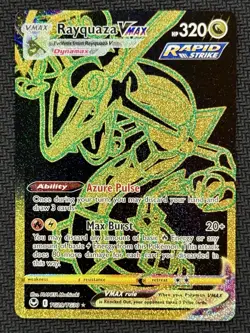 Pokemon Rayquaza VMAX Secret Rare TG29/TG30 Silver Tempest Trainer Gallery Holo - Image 1