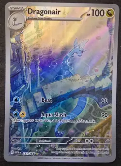 Dragonair 181/165 NM Holo Illustration Rare Sv: Scarlet Pokemon 151 Pokemon TCG - Image 1