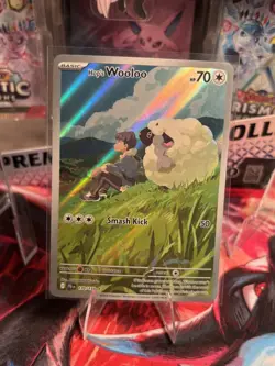 Pokemon TCG Hop's Wooloo 170/159 Illustration Rare Journey Together NM/M - Image 1