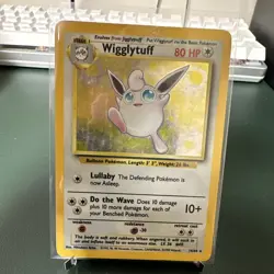 Pokemon TCG Wigglytuff 16/64 Jungle (1999) English Holo Rare Stage 1 80 HP - Image 1