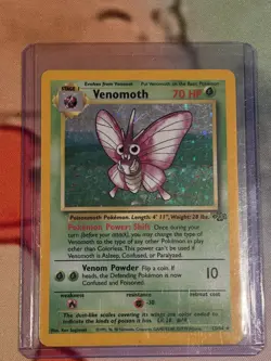 Venomoth 13/64 Holo Rare Jungle Pokemon Unlimited Holo - Image 1