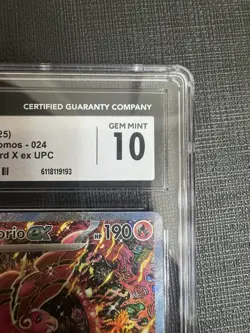 CGC 10 Oricorio ex #024 Black Star Promos 2025 English Holo Promo - Image 3