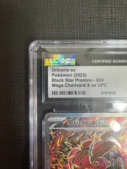 CGC 10 Oricorio ex #024 Black Star Promos 2025 English Holo Promo - Image 4