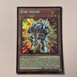 YuGiOh! Junk Armor (Secret Rare) BLGG-EN032 1st Edition NM Glorious Gallery - Image 1