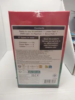 B6 BOX 6 DECK ST-30 ONE PIECE CARD GAME STARTER DECK EX LUFFY ACE ENGLISH SEALED - Image 2