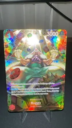 One Piece TCG Buggy OP03-008 SP Rare Parallel Art Wings Of The Captain OP-06 - Image 2