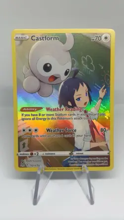 Castform - TG11/TG30 - Full Art Trainer Gallery - Lost Origin - Pokemon Card - Image 1