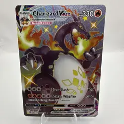 Pokemon TCG Charizard VMAX Holo Ultra Rare Card Shining Fates SV107/SV122 - Image 4