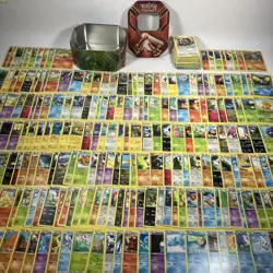 Pokemon TCG 300+ Cards & Rare Blaziken Tin! - Image 1