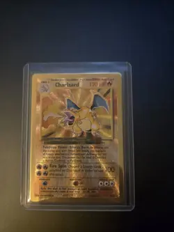 Pokemon Celebrations Charizard Gold Metal Card #4/102 Promo 25th Anniversary - Image 1