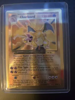Pokemon Celebrations Charizard Gold Metal Card #4/102 Promo 25th Anniversary - Image 2