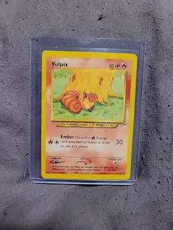 Pokemon TCG Vulpix Neo Destiny Card 91/105 Common - Image 1