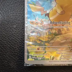 Sealed Pikachu Sv: Scarlet & Violet Promo Cards Holo Promo EN 027 - Image 5