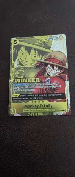 Monkey.D.Luffy (Winner Pack 2026 Vol. 2) P-106 One Piece Promotion Cards Foil - Image 1