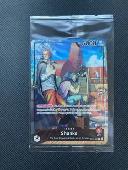 One Piece Shanks Leader Promo Card PSA Magazine Exclusive, OP09-001, Sealed - Image 2