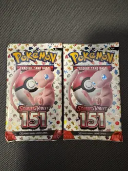 151 Booster pack Sealed SINGLE Booster Pack - Scarlet & Violet Pokemon (2 Packs) - Image 1