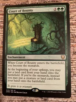 Court Of Bounty - MTG Magic Cards - CMR Commander Legends - Image 1