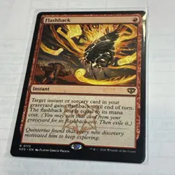 Flashback R0115 Magic The Gathering MTG Secrets of Strixhaven NM Magic Card - Image 2