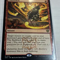 Flashback R0115 Magic The Gathering MTG Secrets of Strixhaven NM Magic Card - Image 3