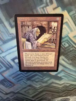 MTG Library of Leng EX/LP- Beta Edition - Image 3