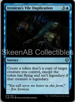 MTG SkeenAB Irenicus's Vile Duplication FOIL Commander Legends 2 NM - Image 1