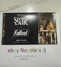 MTG Secret Lair x Fallout: Greet the Dog - Foil - Sealed - Image 1