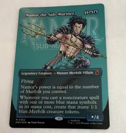 Magic: The Gathering Namor the Sub-Mariner Marvel Alt Art Mythic Foil #0362 EN - Image 1